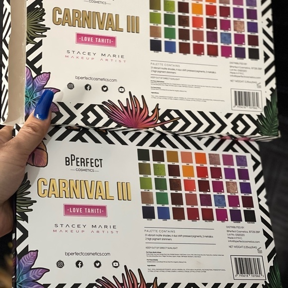BPERFECT X STACEY MARIE – CARNIVAL III LOVE TAHITI PALETTE - Picture 3 of 4